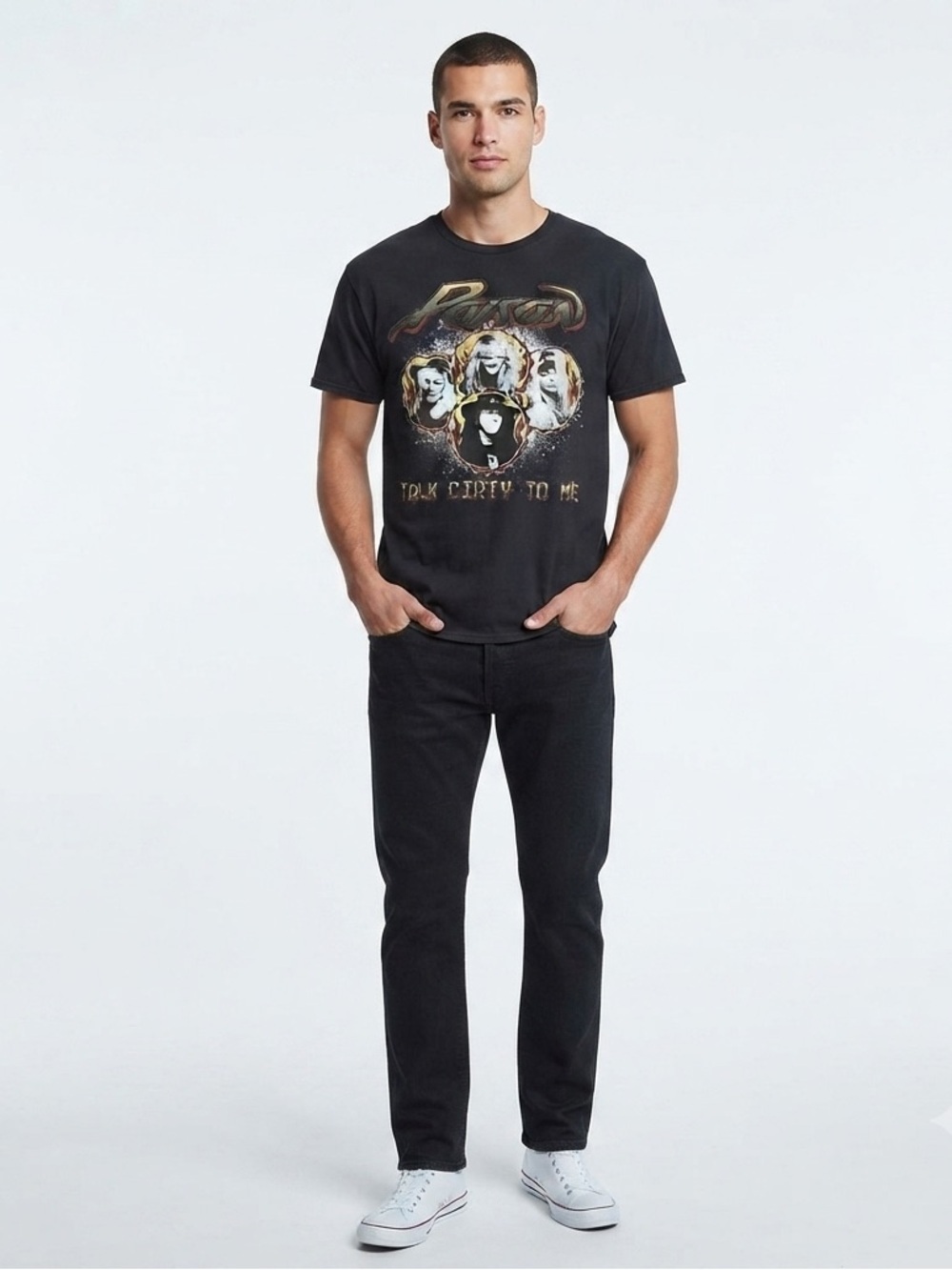 Poison Talk Dirty To Me Band Tee Shirt